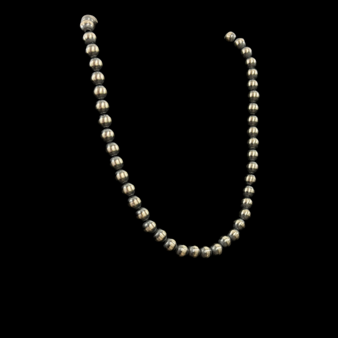 Sterling Silver Navajo Pearl Necklace