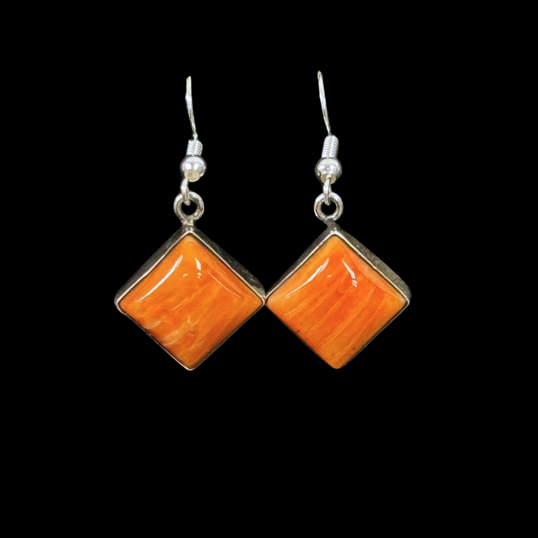 Spiny Oyster Earrings by Nelson Morgan