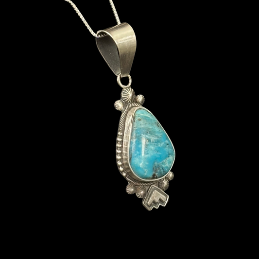 Turquoise Pendant by Stanley Parker