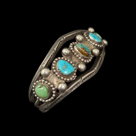 Vintage Multi-Stone Turquoise Bracelet