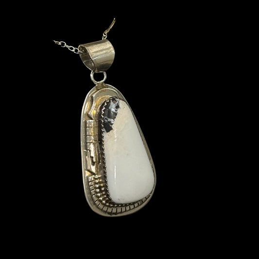 White Buffalo Pendant by Nelson Morgan