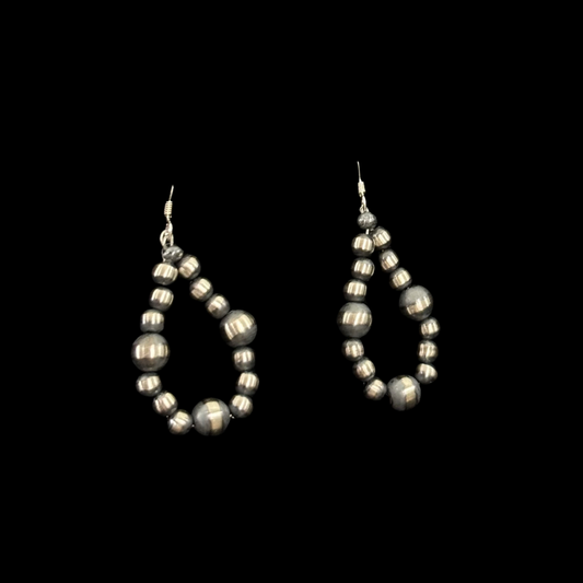 Sterling Silver Navajo Pearl Earrings