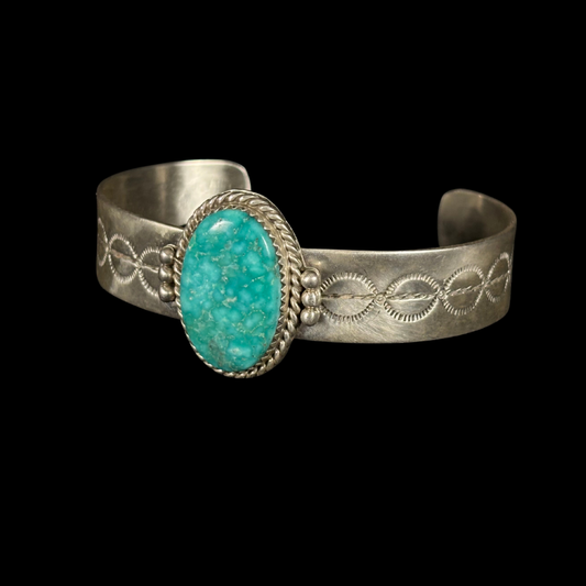 Cripple Creak Turquoise Bracelet by Nelson Morgan