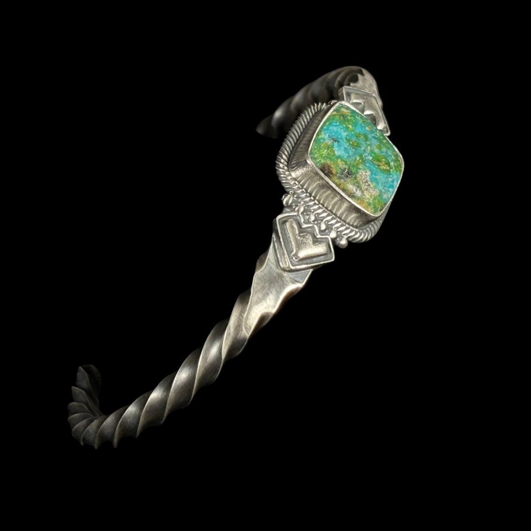 Sonoran Gold Twisted Cuff Bracelet by Stanley Parker