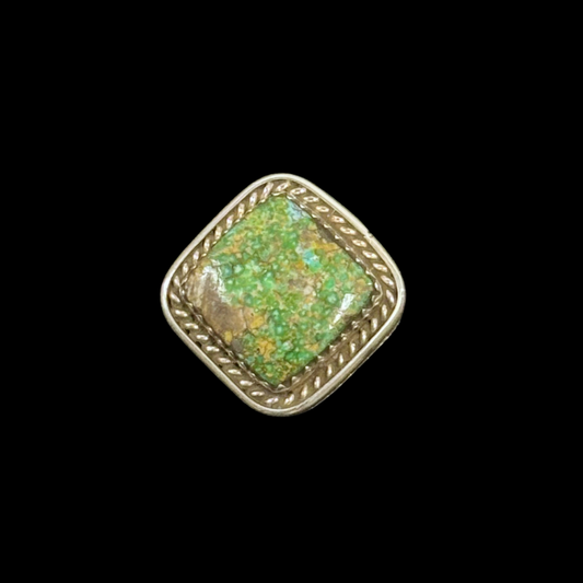 Sterling Silver and Turquoise Ring by Nelson Morgan