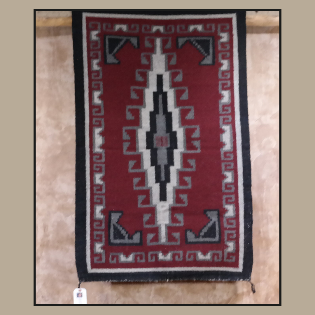 Navajo Ganado Rug by Sandra Chinchilly – 49” x 31”