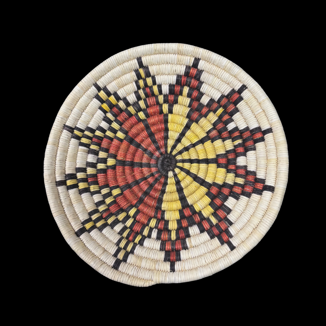 Hopi Woven Sun Basket by Beatrice Dawahoya