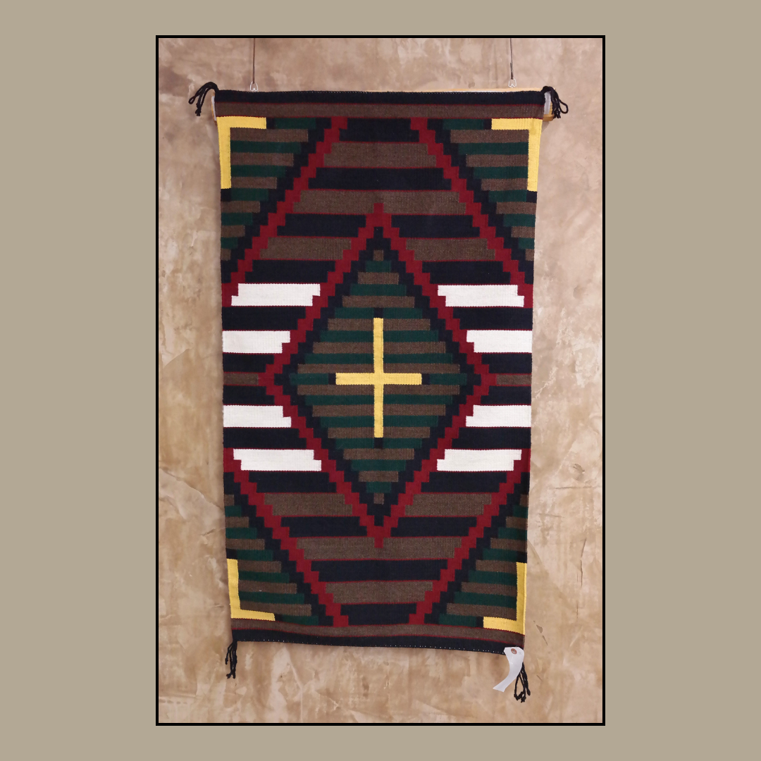 Navajo Rug by Ophelia Joe – 27” x 47.5”