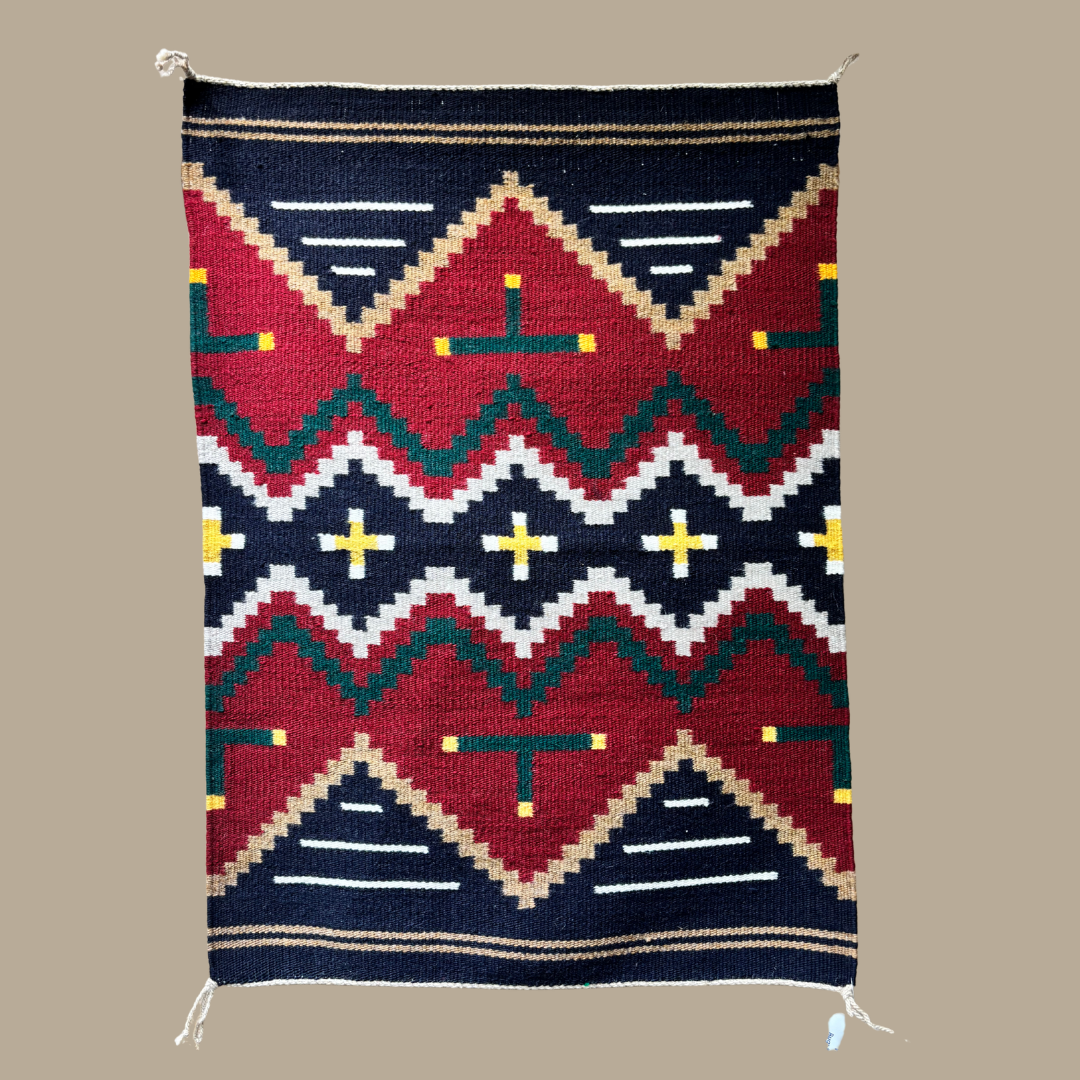 Authentic Revival Navajo Rug by Evelynn Joe | Handmade 30" x 22"