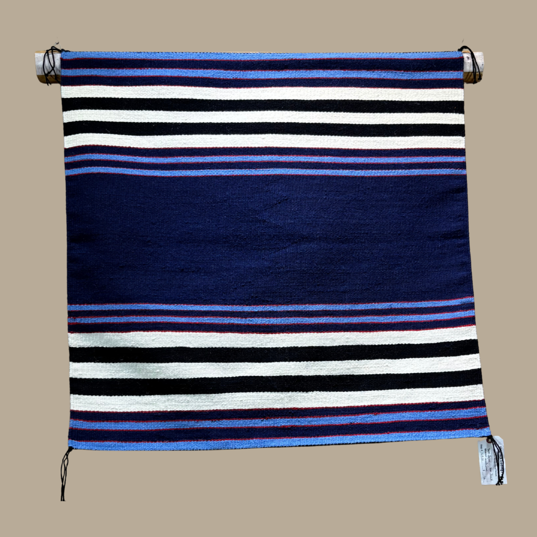 Authentic Revival Navajo Rug by Loretta Gray | Handmade 36" x 36"