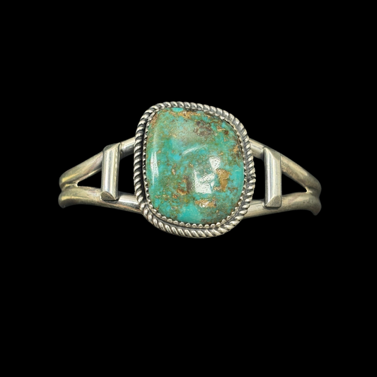 Royston Turquoise Sterling Silver Bracelet by Jeanette Dale