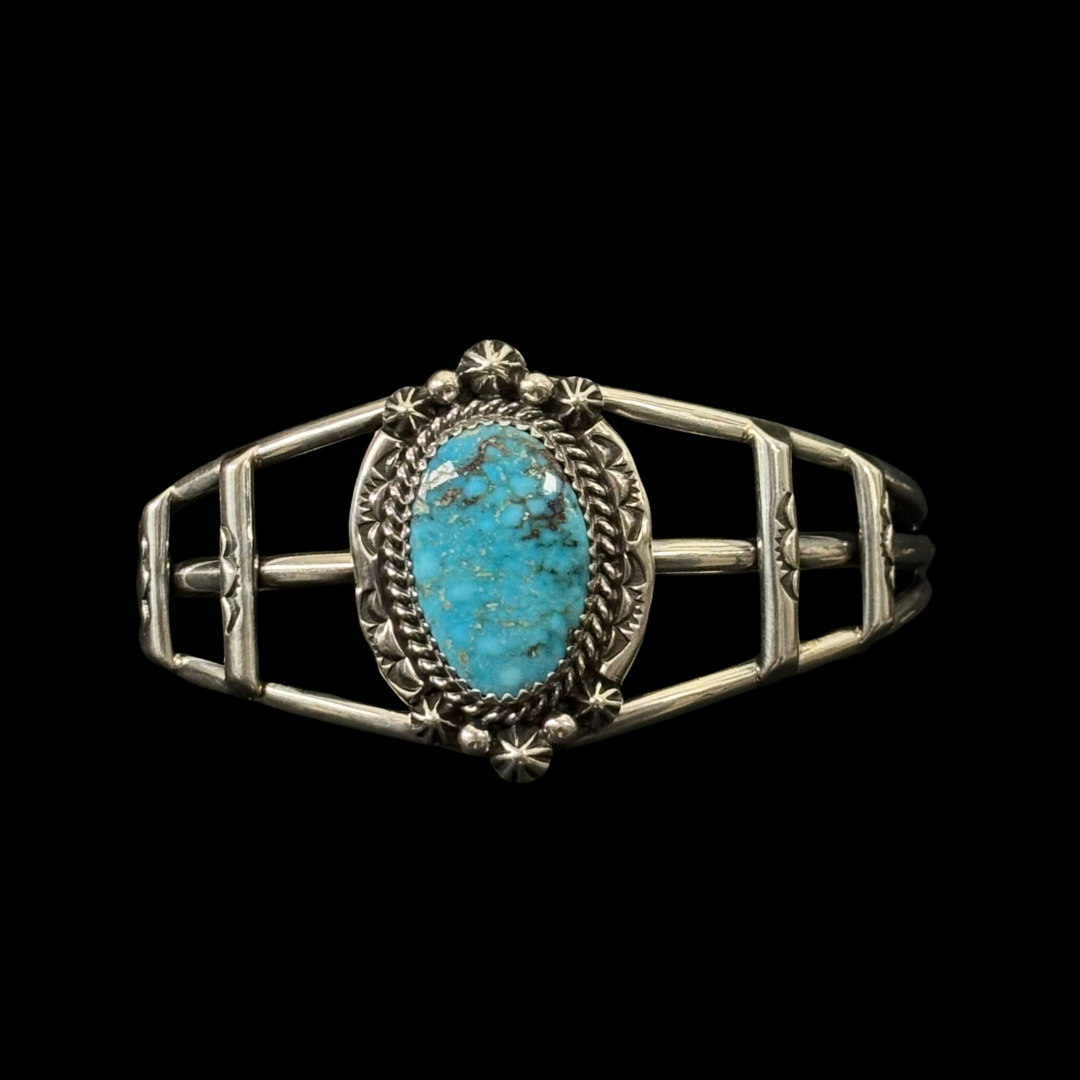 Split Band Turquoise Bracelet