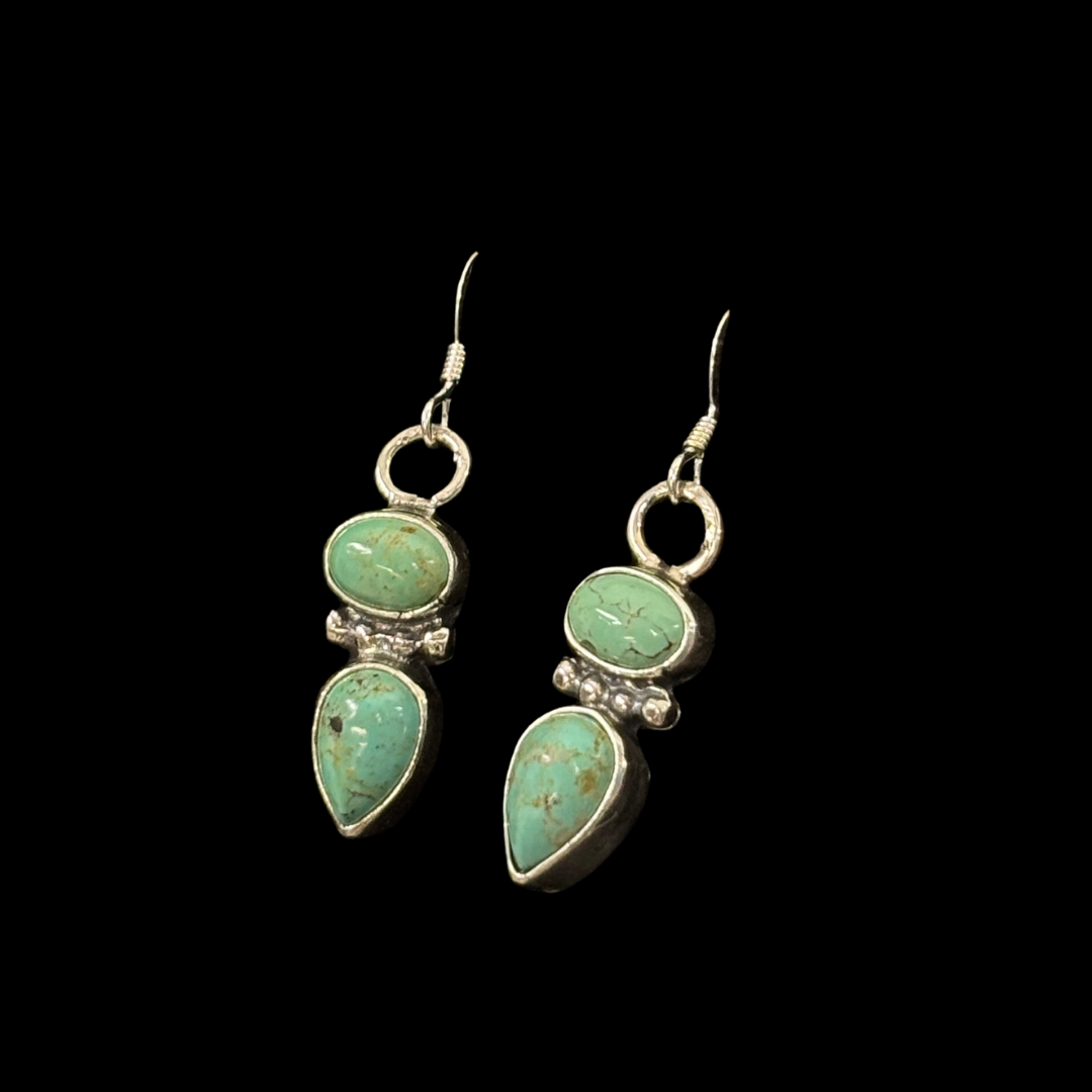 Turquoise & Sterling Silver Earrings