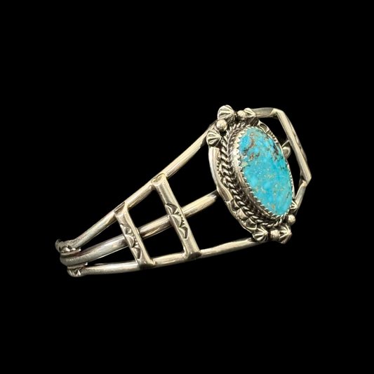 Split Band Turquoise Bracelet