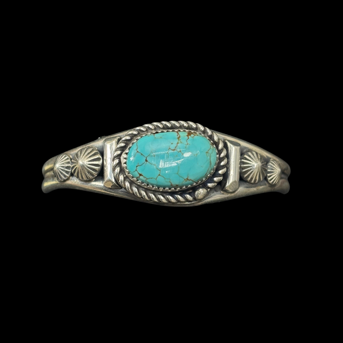 Royston Turquoise Sterling Silver Bracelet by Jeanette Dale