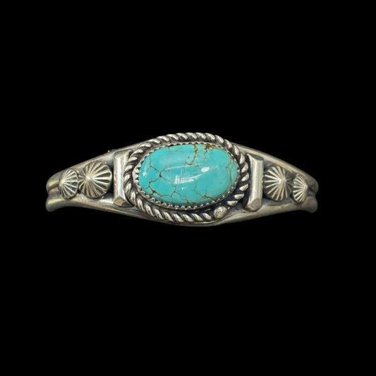 Royston Turquoise Sterling Silver Bracelet by Jeanette Dale