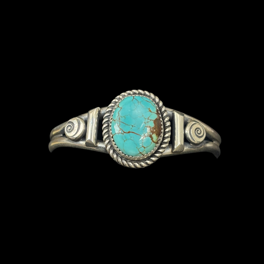 Royston Turquoise Sterling Silver Bracelet by Jeanette Dale