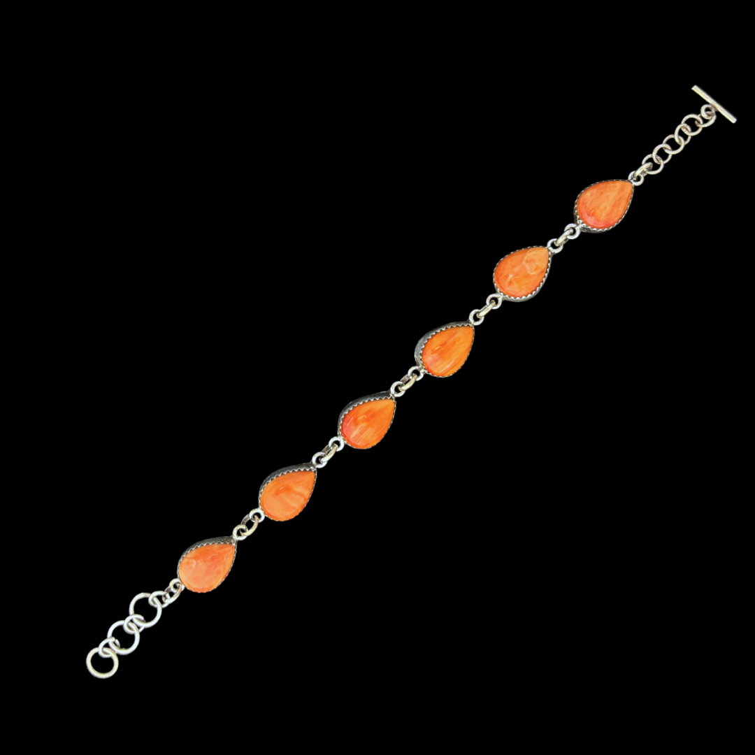 Spiny Oyster Link Bracelet by Nelson Morgan