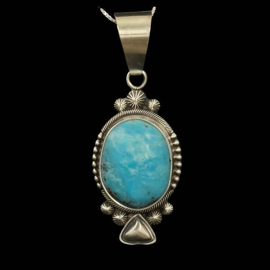 Turquoise Pendant by Stanley Parker