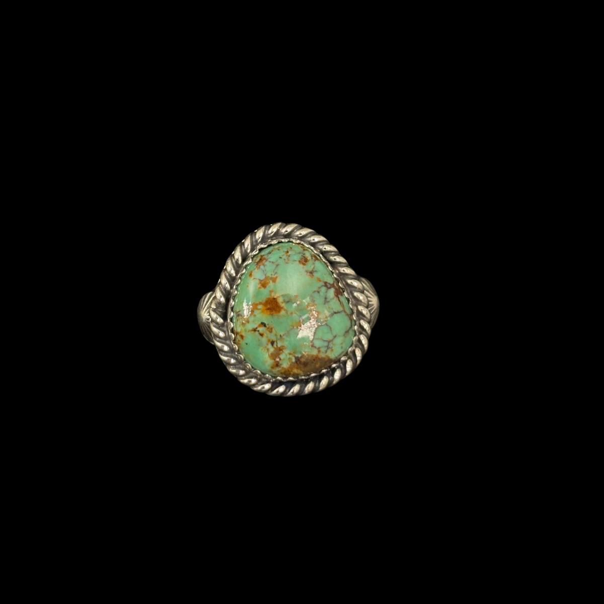 Royston Turquoise & Sterling Silver Ring by Jeanette Dale