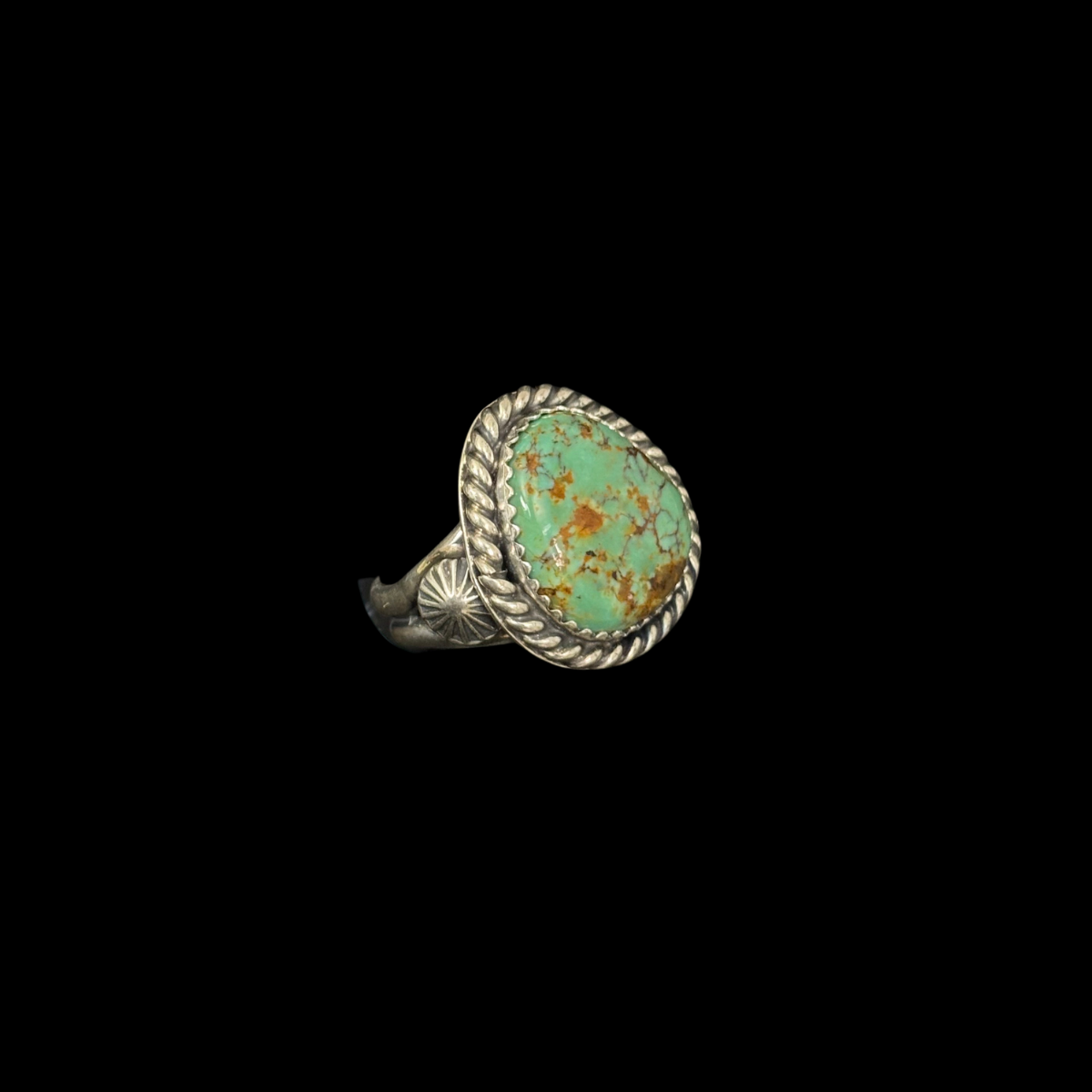 Royston Turquoise & Sterling Silver Ring by Jeanette Dale