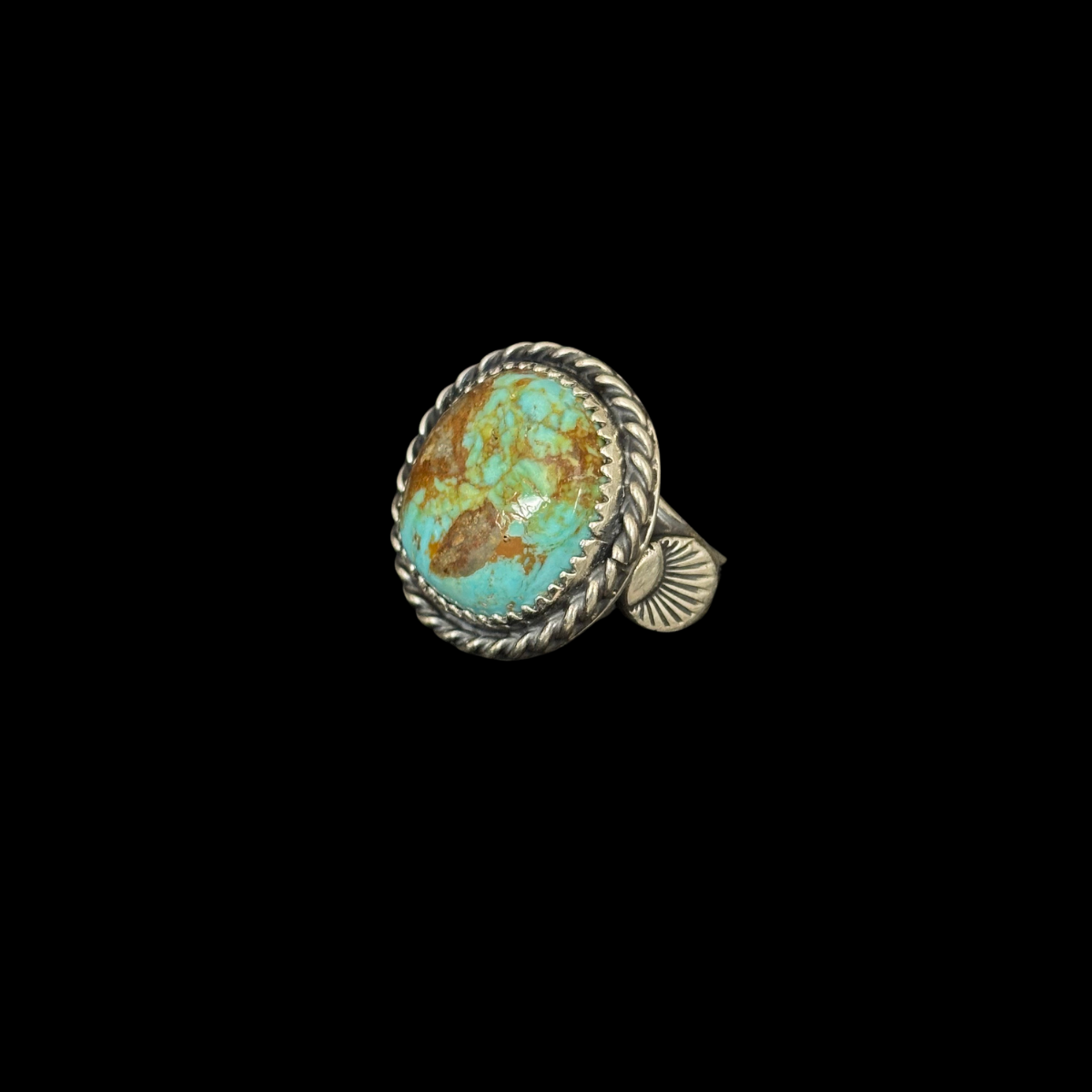 Royston Turquoise & Sterling Silver Ring by Jeanette Dale