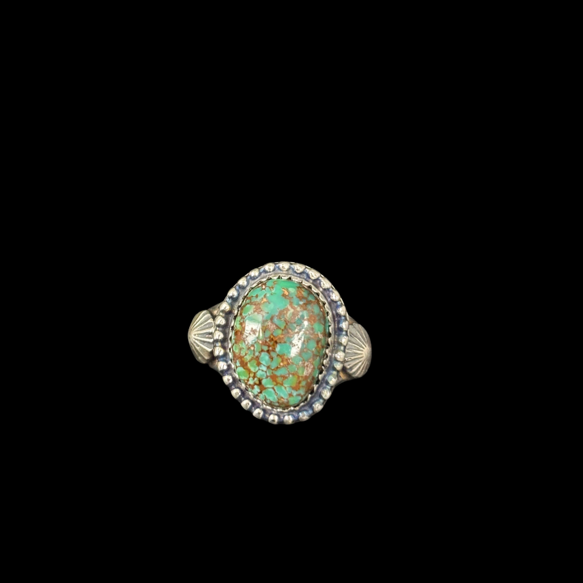 Royston Turquoise & Sterling Silver Ring by Jeanette Dale