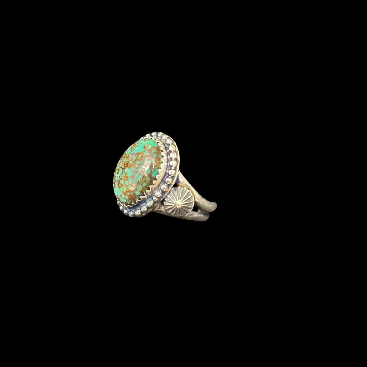 Royston Turquoise & Sterling Silver Ring by Jeanette Dale
