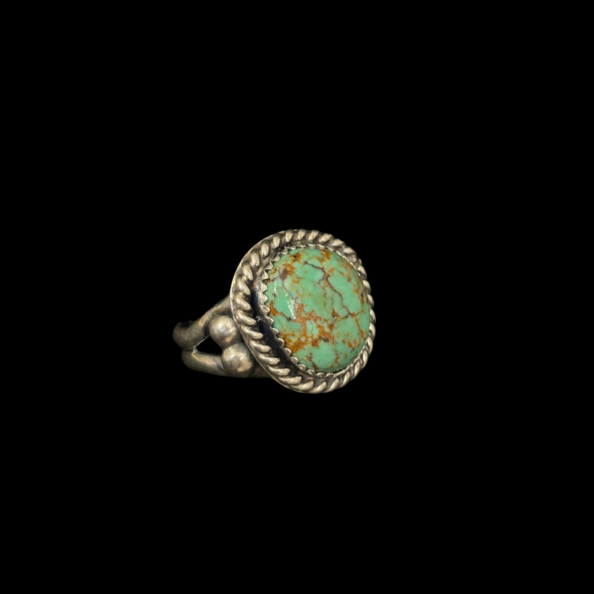 Royston Turquoise & Sterling Silver Ring by Jeanette Dale