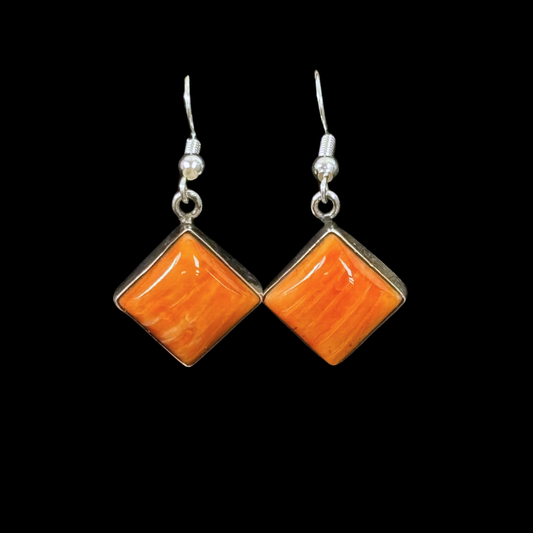 Spiny Oyster Earrings by Nelson Morgan