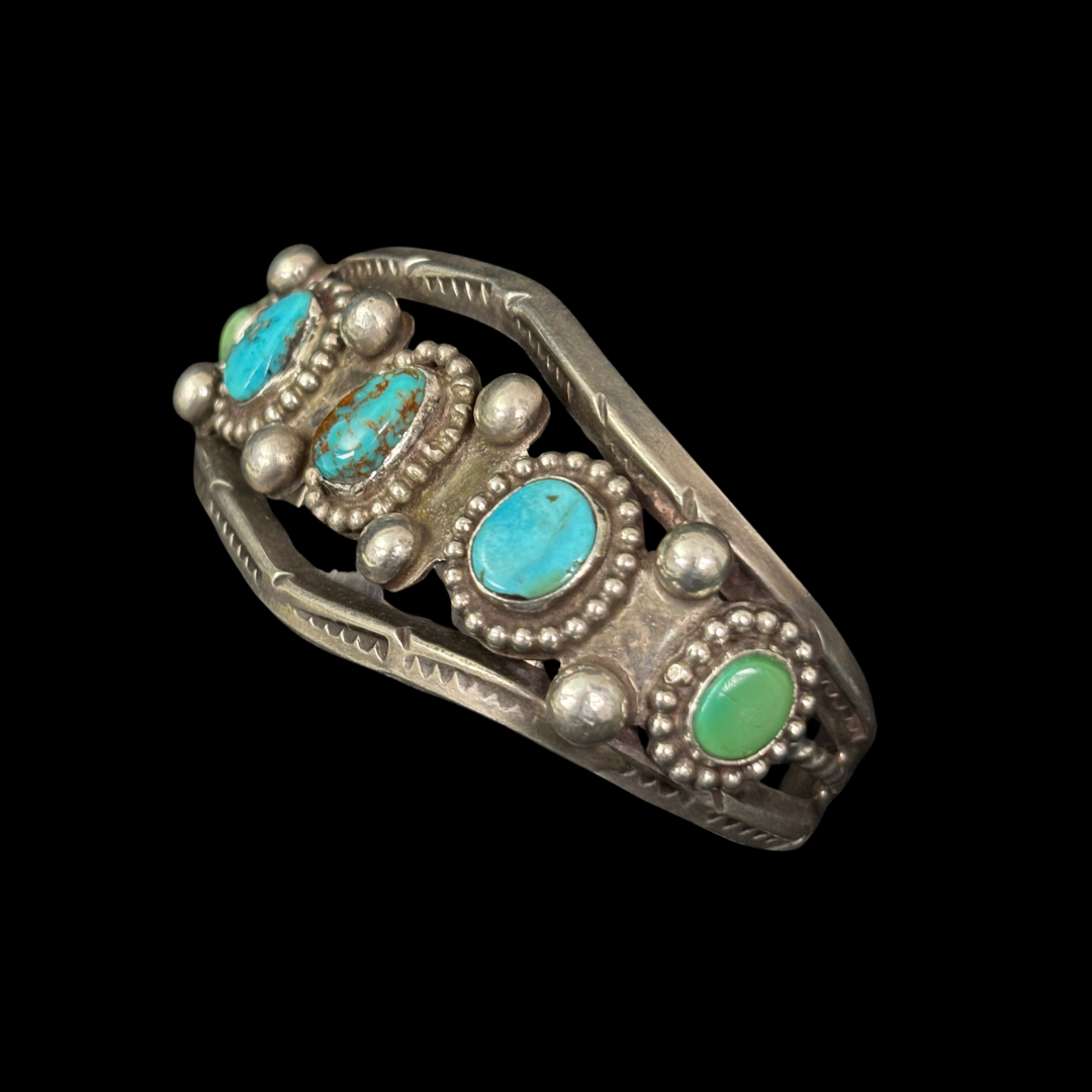 Vintage Multi-Stone Turquoise Bracelet