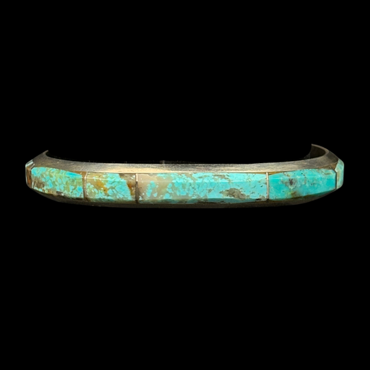 Inlaid Turquoise Cuff Bracelet