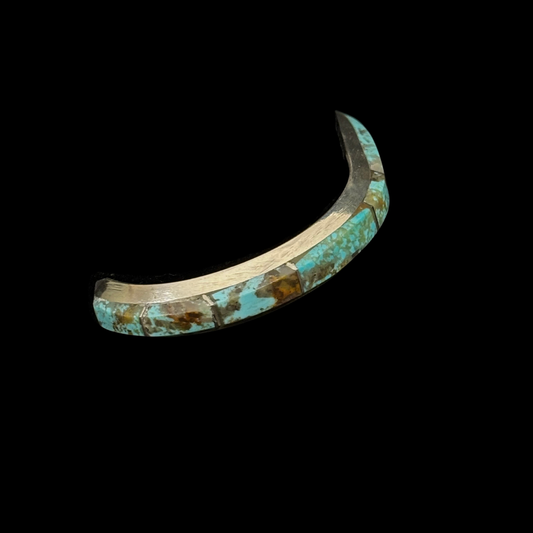 Inlaid Turquoise Cuff Bracelet