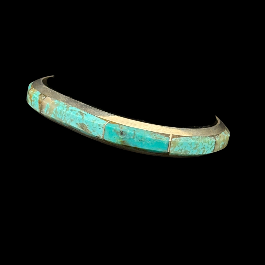 Inlaid Turquoise Cuff Bracelet