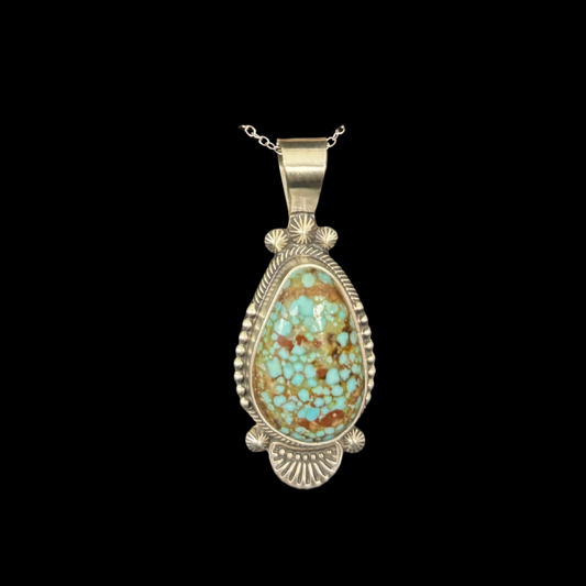 Turquoise Pendant by Stanley Parker