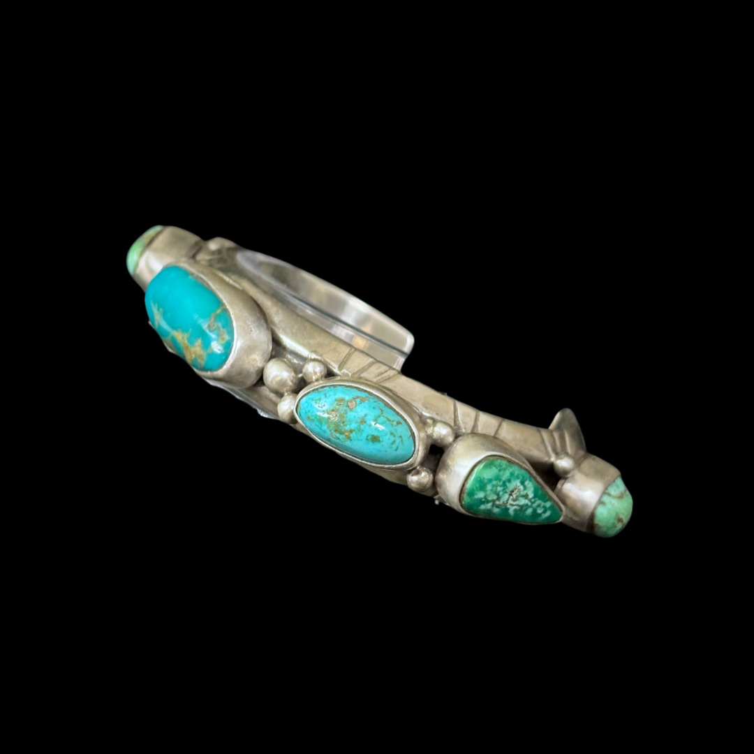 Vintage Men’s Multi-Stone Turquoise Bracelet
