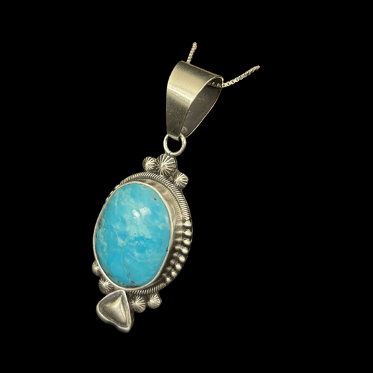 Turquoise Pendant by Stanley Parker