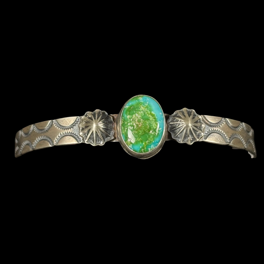 Sonoran Gold Navajo Single-Stone Cuff