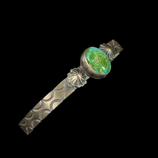 Sonoran Gold Navajo Single-Stone Cuff