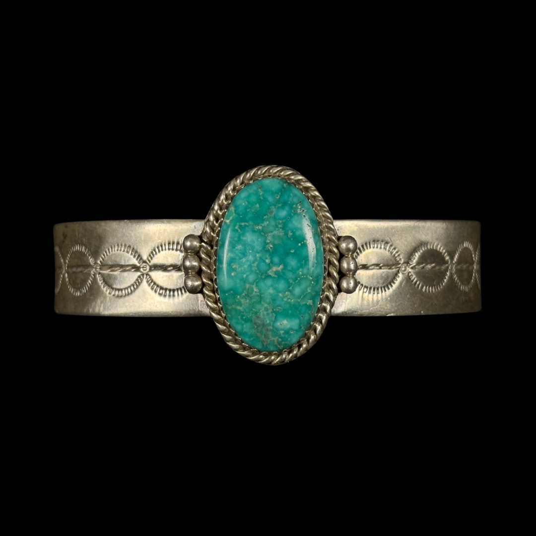 Cripple Creak Turquoise Bracelet by Nelson Morgan