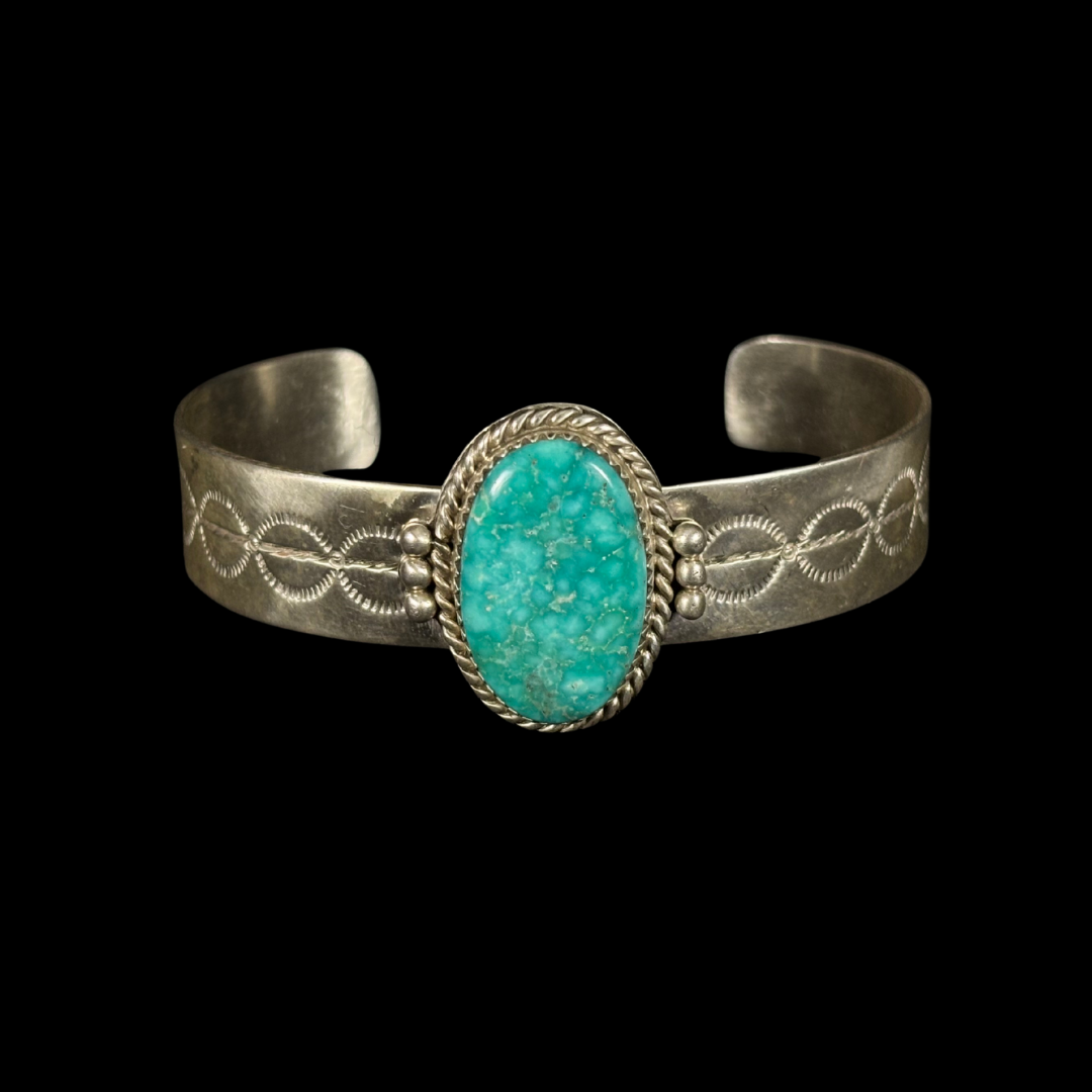 Cripple Creak Turquoise Bracelet by Nelson Morgan