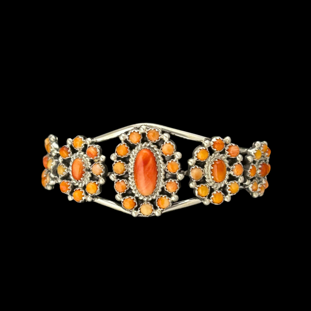 Spiny Oyster Cluster Bracelet