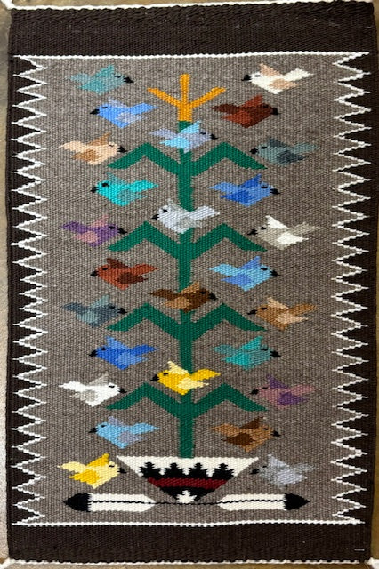 Navajo Bird Pictorial Rug