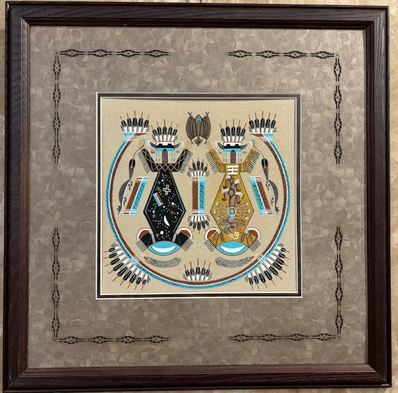 Navajo sandpainting