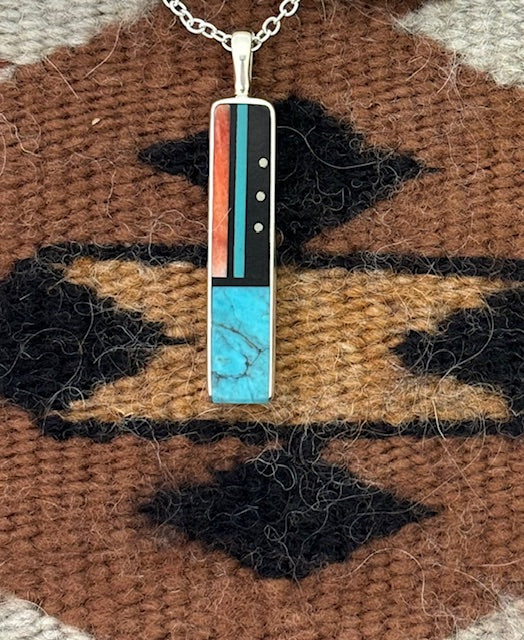 Jimmy Poyer inlaid pendant