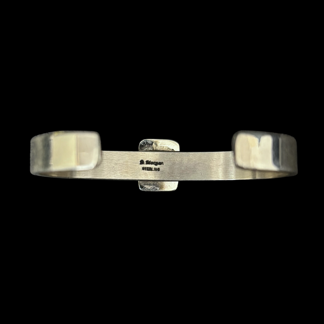 Bruce Morgan Kingman Turquoise Bracelet | Navajo Sterling Silver