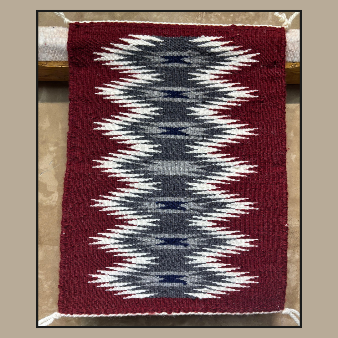 Navajo Chinle Style Rug by Angelina Yazzie | Handwoven Native American Textile