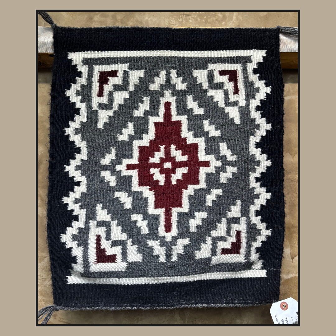 Navajo Ganado Rug by Doris Duncan | Handwoven Native American Textile