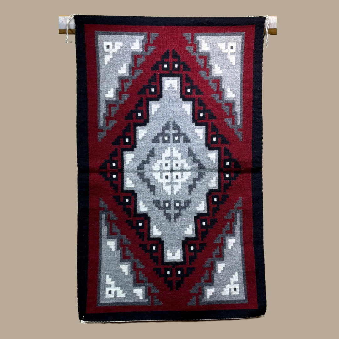 Navajo Ganado Rug by Shirley Joe – 48” x 31”