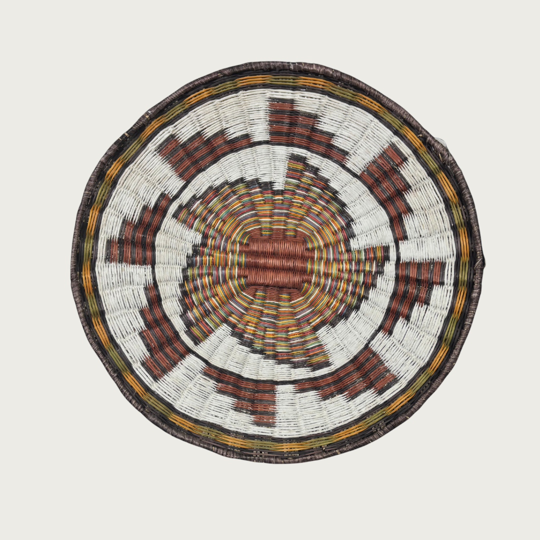 Hopi Woven Basket by Abigail Kurspowva